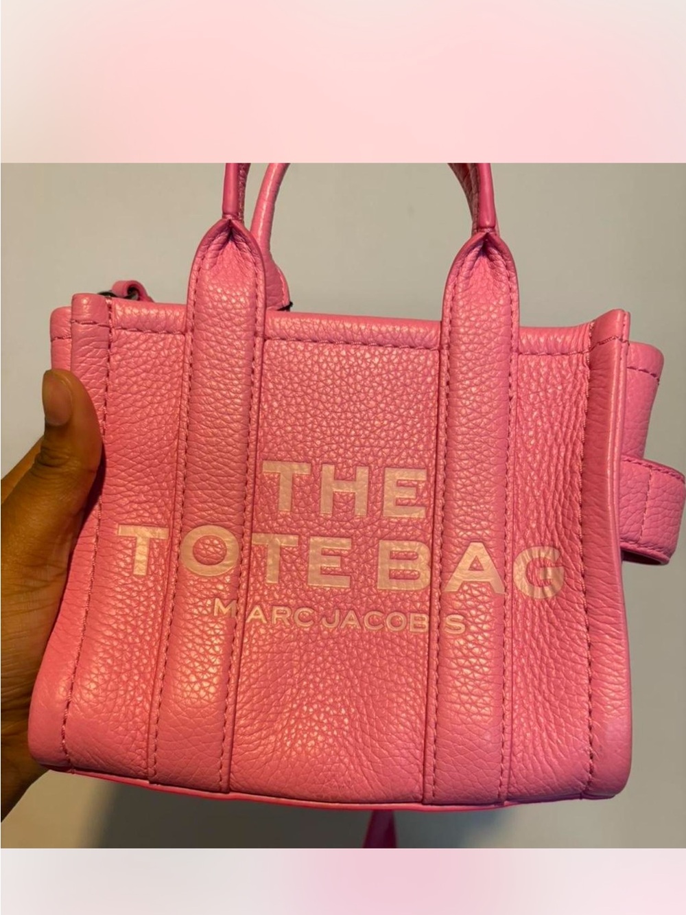 Marc Jacobs The mini Tote Bag in Pink
